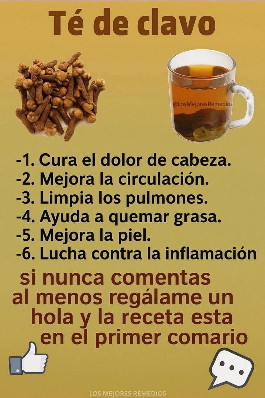 El té de clavo de olor: beneficios, preparación y precauc.. ver mas