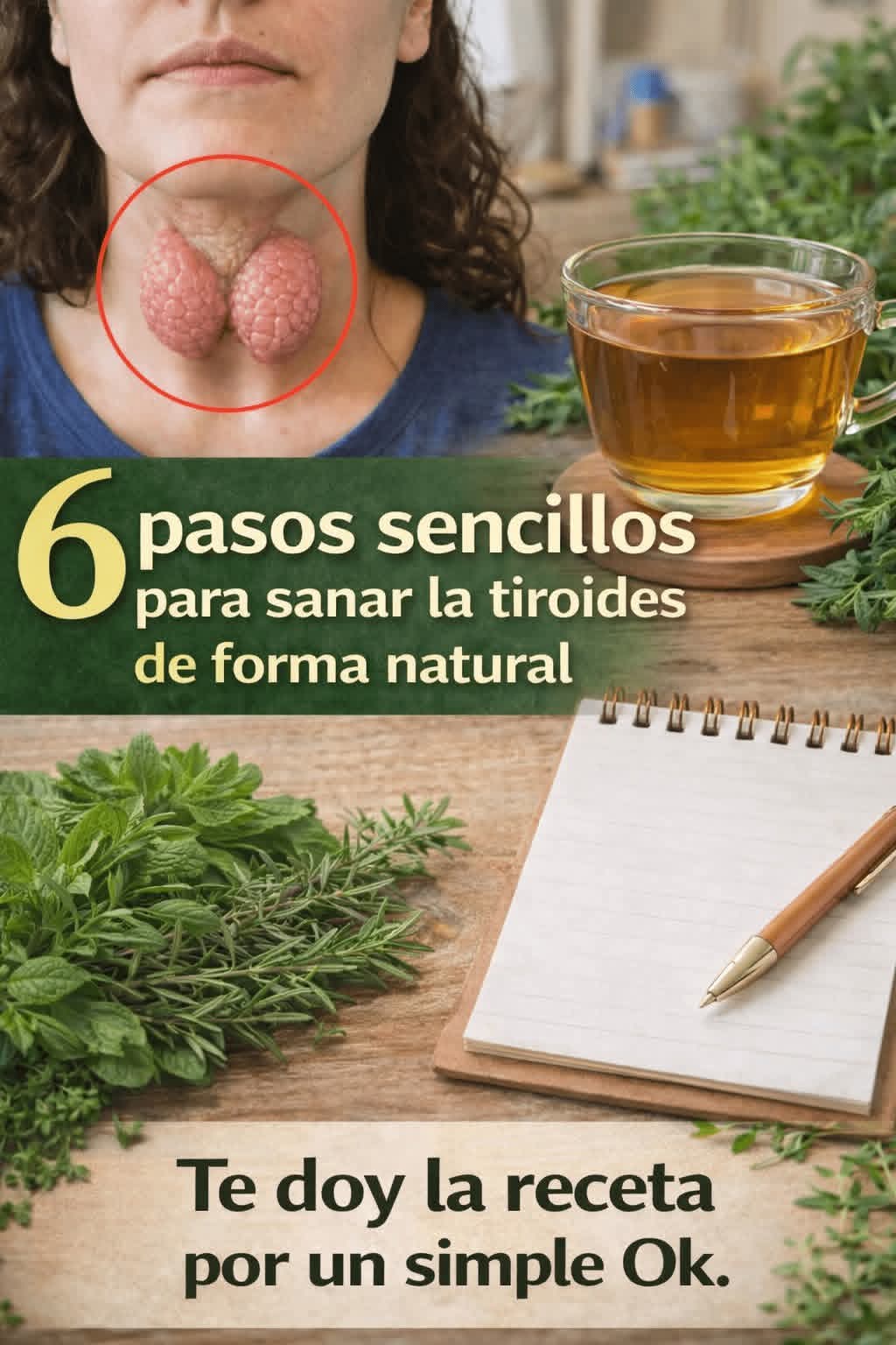 6 Pasos Simples para Apoyar la Salud de la Tiroides de Forma Natu..ver mas