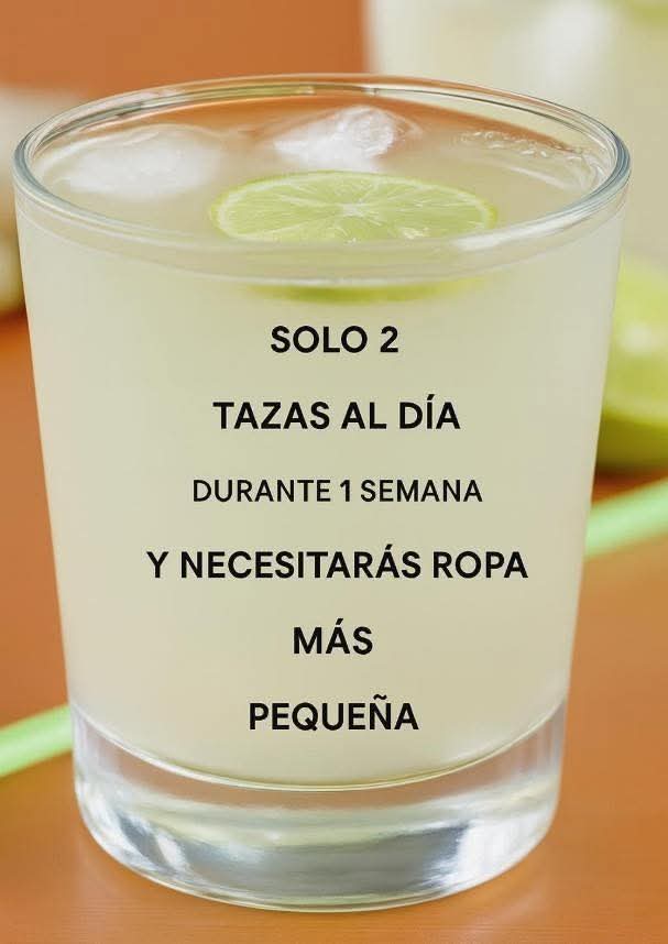 Solo 2 Ingredientes para vaciar la grasa de tu barriga, Receta…Ver má