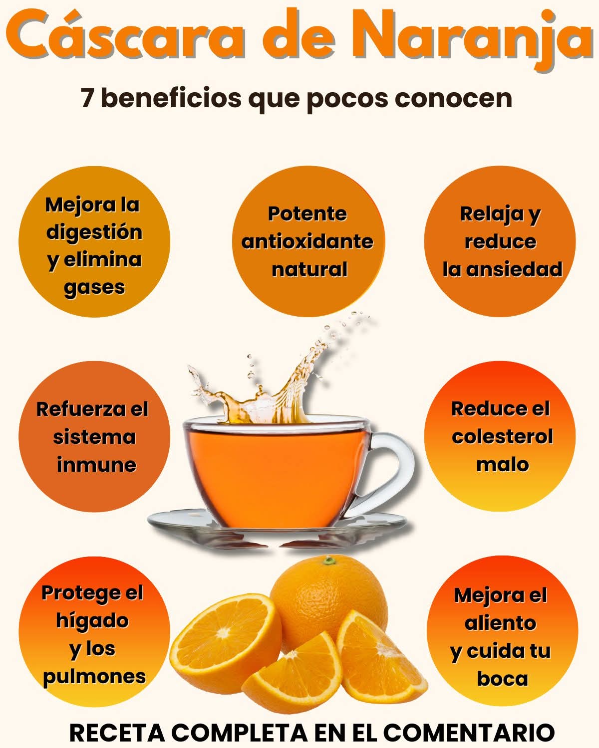 Te de cascara de NARANJA: beneficios que vale la pena cono..ver mas