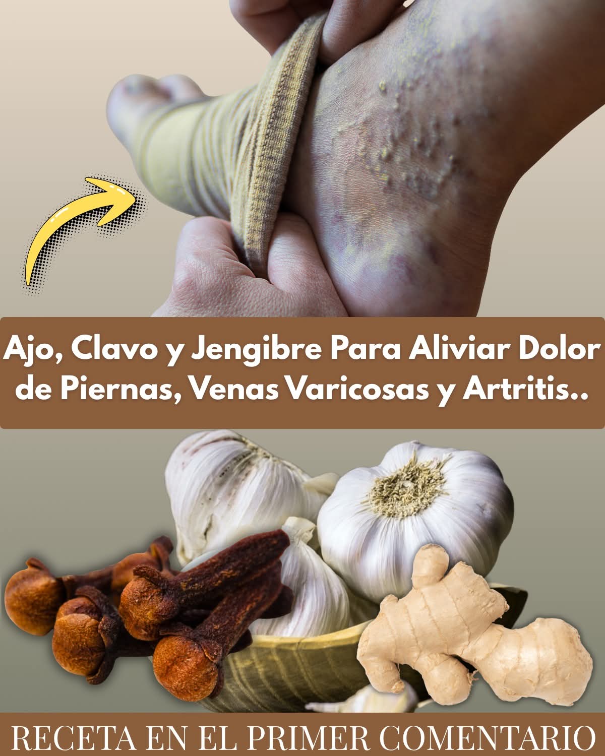 ¡Increíble! 🤩 ¡Es un asesino de Dolor, Venas Varicosas, Reumatismo Y Artritis..👇💬