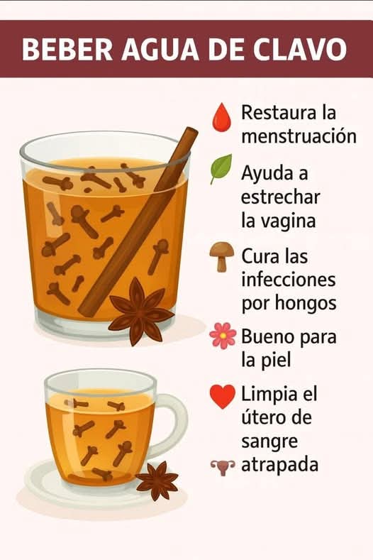 Beneficios del Agua de Clavo: Para la Menstruación, Hongos, Piel y la Salud Feme..ver mas