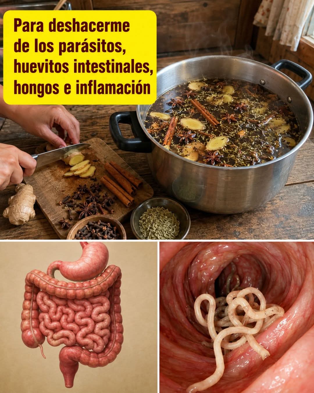 Infusión Natural para Eliminar Parásitos, Huevecillos Intesti..ver mas
