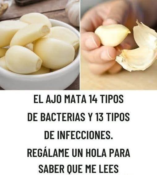El Ajo: El Antibiótico Natural que Arrasa con las Infeccion..ver mas