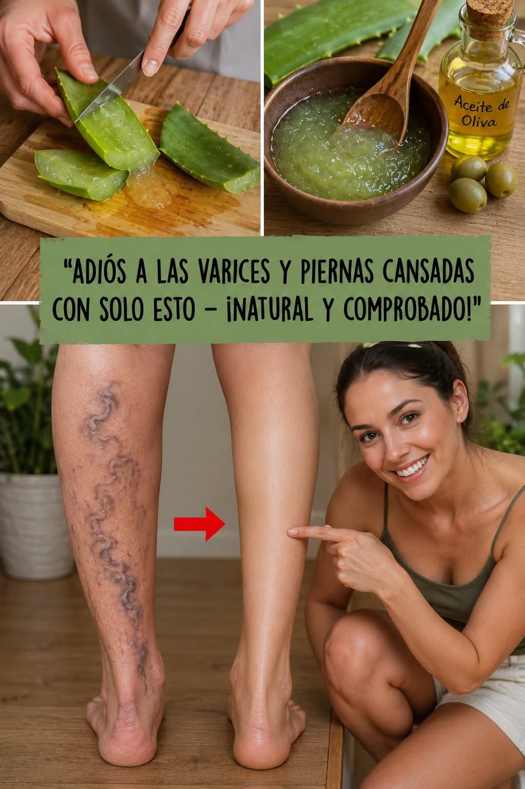 Dile adiós a las venas varicosas y las piernas pesadas con sólo es..ver mas