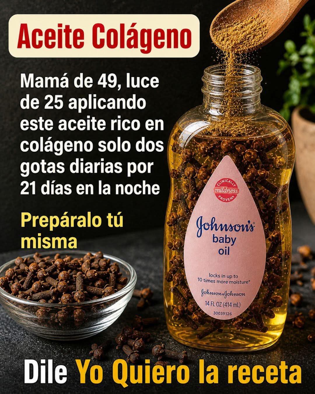 El Poder del Aceite de Coco Clavos de Olor y Cúrcu..ver mas